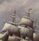 Vintage William Paskell Maritime Seascape Clipper Ship O/c Oil Painting,  Nr Other Maritime Antiques photo 4