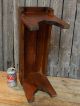 Antique Vtg Primitive Wooden Cricket Bench Stool Boot - Jack Sides Primitives photo 6