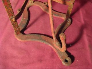 Antique Saddle Rack From Iroquois Farm Cooperstown Ny (f Ambrose Clark) photo