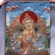 Tibetan Nepal Silk Embroidered Thangka Tara Tibet Buddha Tibet God Of Wealth 124 Paintings & Scrolls photo 1