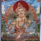 Tibetan Nepal Silk Embroidered Thangka Tara Tibet Buddha Tibet God Of Wealth 124 Paintings & Scrolls photo 2