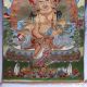 Tibetan Nepal Silk Embroidered Thangka Tara Tibet Buddha Tibet God Of Wealth 124 Paintings & Scrolls photo 3