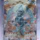 Tibetan Nepal Silk Embroidered Thangka Tara Tibet Buddha Tibet God Of Wealth 124 Paintings & Scrolls photo 5