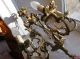 French Vintage 5 Light Chandelier Bird Cage Ornate Patina Bronze Exquisite Chandeliers, Fixtures, Sconces photo 6