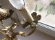 French Vintage 5 Light Chandelier Bird Cage Ornate Patina Bronze Exquisite Chandeliers, Fixtures, Sconces photo 7
