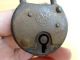 Vtg Old Rare German Navy Metal Padlock Door Lock Key Two Anchors Logo Locks & Keys photo 1
