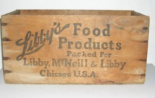 Vintage General Store,  Libby ' S Food Products Wooden Box,  Corned Beef,  Seattle photo