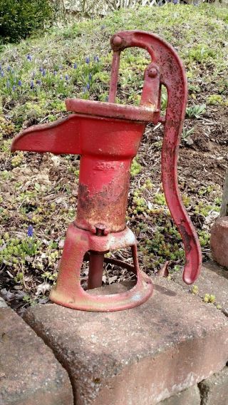 Antique Well Water Pump Farm Tool Decorative Primitive photo