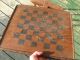19th Century Checkerboard On Small Stand For Child Size Primitive Game Board Primitives photo 9
