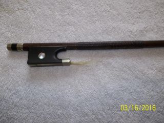 Antique Violin Bow German Made photo