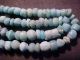 String Roman Turquoise Coloured Glass Beads Circa 100 - 400 A.  D. Roman photo 2