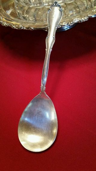 Towle,  Fontana Pattern,  Victorian Style,  Sterling Silver,  Large Serving Spoon photo