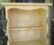 Vintage 1940 ' S Child Toy Doll Wood Hutch Cupboard Old Paint & Decals 14 