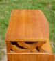 Antique Art Deco Waterfall Nightstand End Table Stand Cabinet Walnut C 1920 - 30 ' S 1900-1950 photo 11
