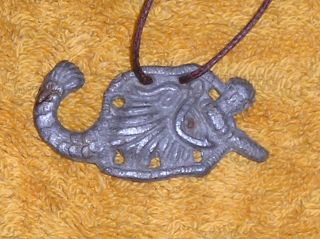 Medieval German Pendant 16th / 17th Century Whale Fish Jonah Ready To Wear photo