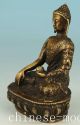 Chinese Old Tibet Brass Handmade Carved Buddha Collect Statue Blessing Ornament Other Antique Chinese Statues photo 1