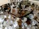 Vintage Waterfall Chandelier Pendant Crystal Architectural Salvage Chandeliers, Fixtures, Sconces photo 9