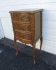 Tall Narrow French Carved Nightstand / End Table / Side Table 7543 1900-1950 photo 1