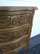 Tall Narrow French Carved Nightstand / End Table / Side Table 7543 1900-1950 photo 4