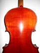 Vintage Old Antique Full Size 2 Pc Back Violin - String photo 1