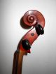 Vintage Old Antique Full Size 2 Pc Back Violin - String photo 3