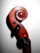 Vintage Old Antique Full Size 2 Pc Back Violin - String photo 4