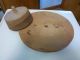Vintage Hat Maker ' S Molds Wooden 4 Pc.  Millenery Blocks Forms Heads Industrial Molds photo 8