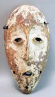 Tribally Lega Artifact Handheld Wood Passport Mask Ancestral Drcongo Ethnix Other African Antiques photo 3
