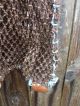Vintage Japanese Fishing Net Bag With Ceramic Weights Fishing Nets & Floats photo 3