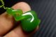 Natural Bright Green Jade Nephrite Hand - Carved Spiral Jade Pendant Necklaces & Pendants photo 3