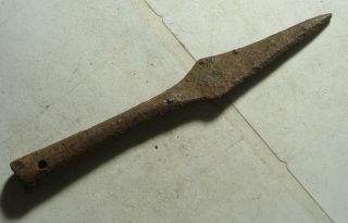 Roman Battle Javelin Arrowhead Ballista Bolt Head Spear Blade Artifact photo