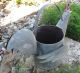 Big Metal Rooster Watering Can/flower Pot Primitive/french Country Chicken Decor Primitives photo 4
