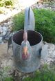 Big Metal Rooster Watering Can/flower Pot Primitive/french Country Chicken Decor Primitives photo 7