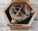 Antique Maritime West London Antique Brass Sundial Compass Nautical Home Decor Compasses photo 2