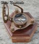 Antique Maritime West London Antique Brass Sundial Compass Nautical Home Decor Compasses photo 5