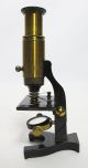Antique 1907 Diminutive Magnification Microscope/lab Equpment W/ Wooden Case Yqz Microscopes & Lab Equipment photo 1