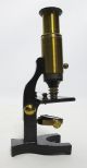 Antique 1907 Diminutive Magnification Microscope/lab Equpment W/ Wooden Case Yqz Microscopes & Lab Equipment photo 3