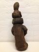 Nigeria: Rare And Old Tribal African Ibibio Fetisch Figure. Sculptures & Statues photo 3