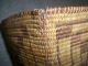 Antique Western Native American Indian Pima Hand Woven Rare Square Form Basket Native American photo 9