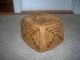 Antique Western Native American Indian Pima Hand Woven Rare Square Form Basket Native American photo 7