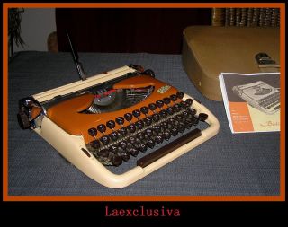 Vintage Rare Special Dual - Color Kolibri 1950s Typewriter.  Cond. photo