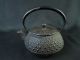 B8900: Japanese Iron Small Tea Kettle Teapot Nambu Tetsubin,  Iwachu Made Teapots photo 3