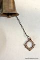 Lovely Front Door Bell Pull Chain Solid Brass Old Style 8.  1/2 