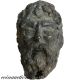 Scarce Greek Hand Made Carved Zeus Head,  Onyx Stone 1800 - 1850 Ad Roman photo 2
