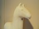 Vintage Alabaster Midcentury Abstract Stone Carving Horse Modernist Sculpture Mid-Century Modernism photo 1
