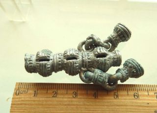 Ancient Medieval Bronze Pendant - Amulet (448) photo