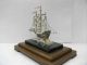 The Sailboat Of Silver Of Japan.  186g/ 6.  55oz.  3masts.  Japanese Antique. Other Antique Sterling Silver photo 4