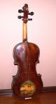 Fine 19th Century Antique Inlaid Full Size 4/4 Violin 1883 String photo 1