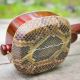Antique 19thc Chinese Lute Sanxian Rosewood Snake String Music Instrument Guitar String photo 3