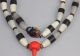 Ancient Chinese Tibet Dzi Bead Old Agate Necklace Long 45cm Necklaces & Pendants photo 4